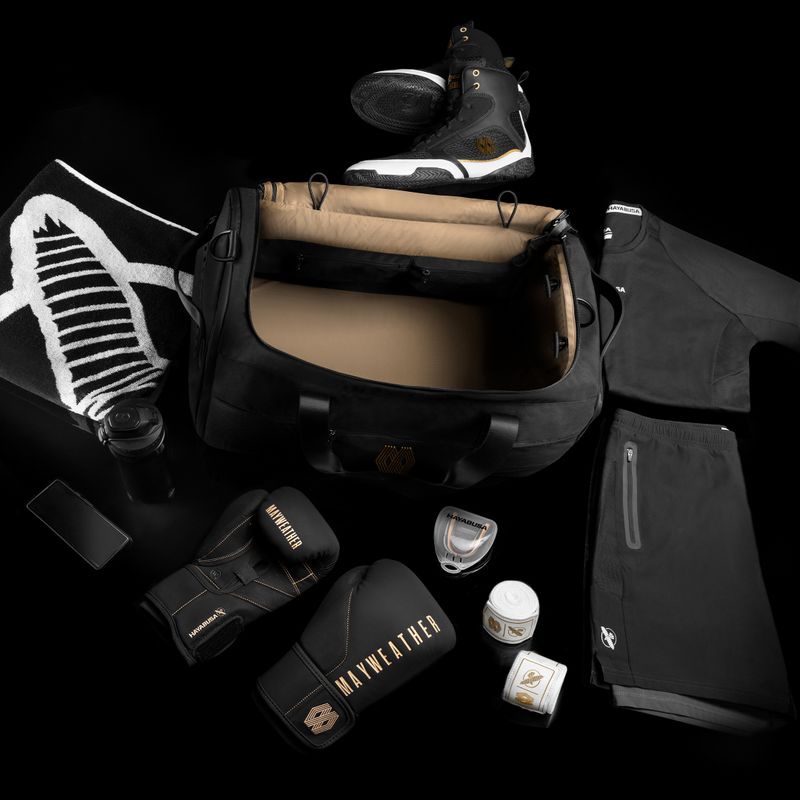 Sportovní taška Hayabusa Mayweather Airstream Duffle Bag 50 l black/gold 4