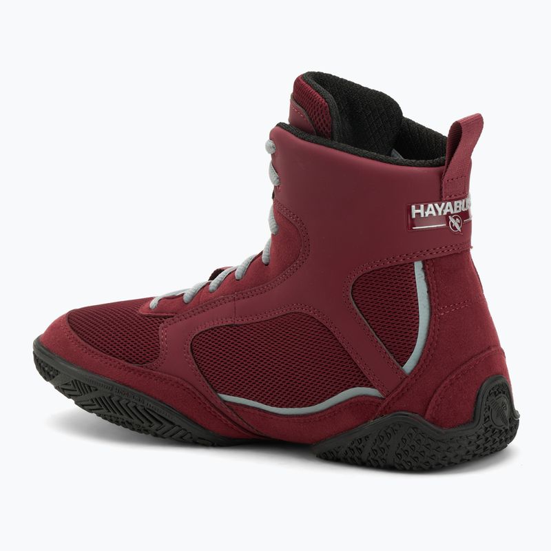 Pánské boxovací boty Hayabusa Pro Boxing garnet/grey 3