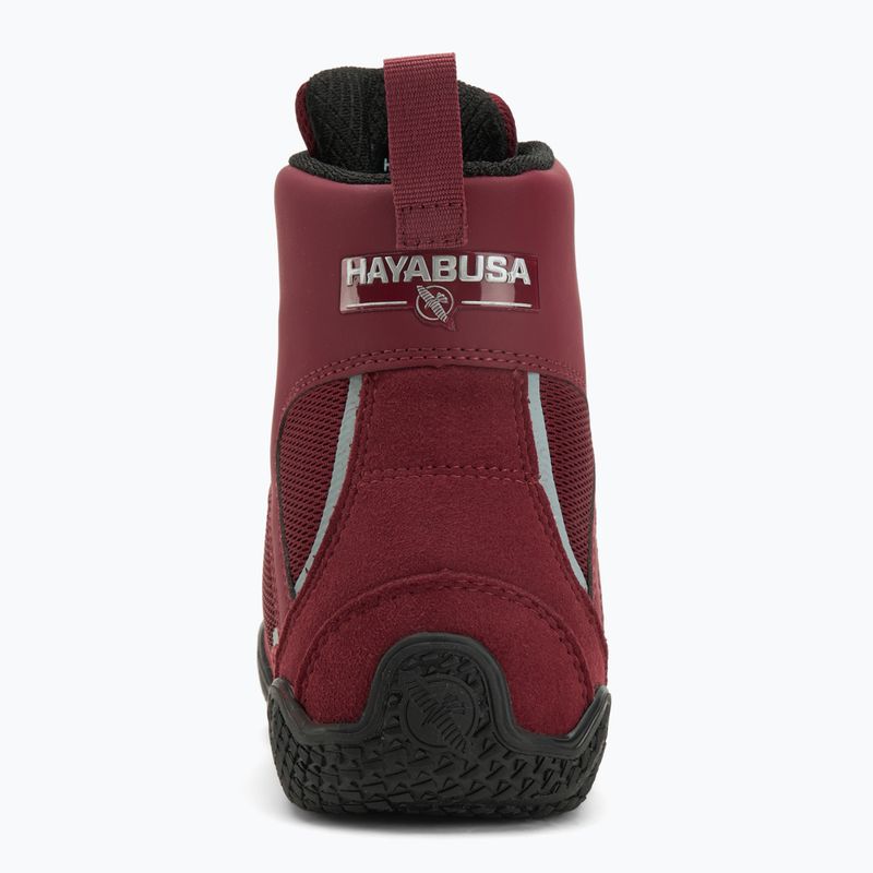 Pánské boxovací boty Hayabusa Pro Boxing garnet/grey 6