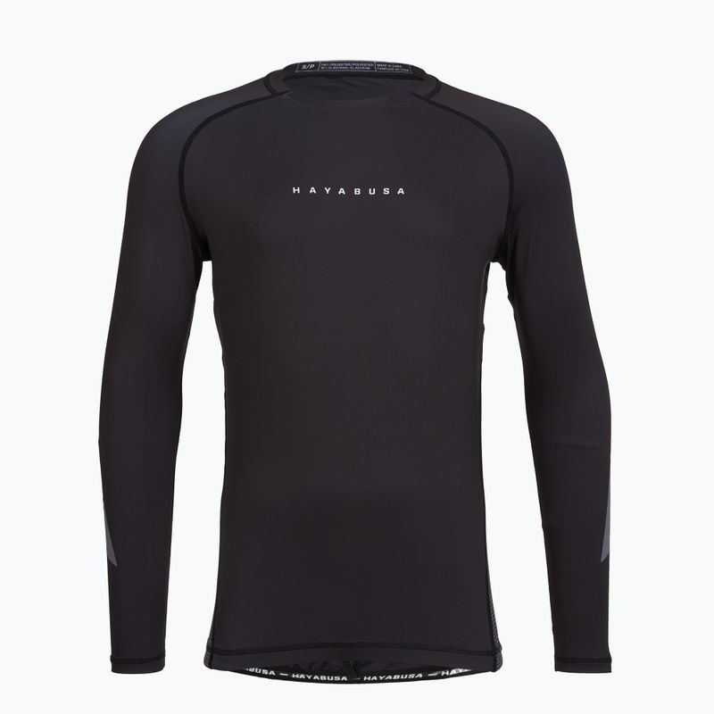 Pánský rashguard s dlouhým rukávem Hayabusa Core Rash Guard black