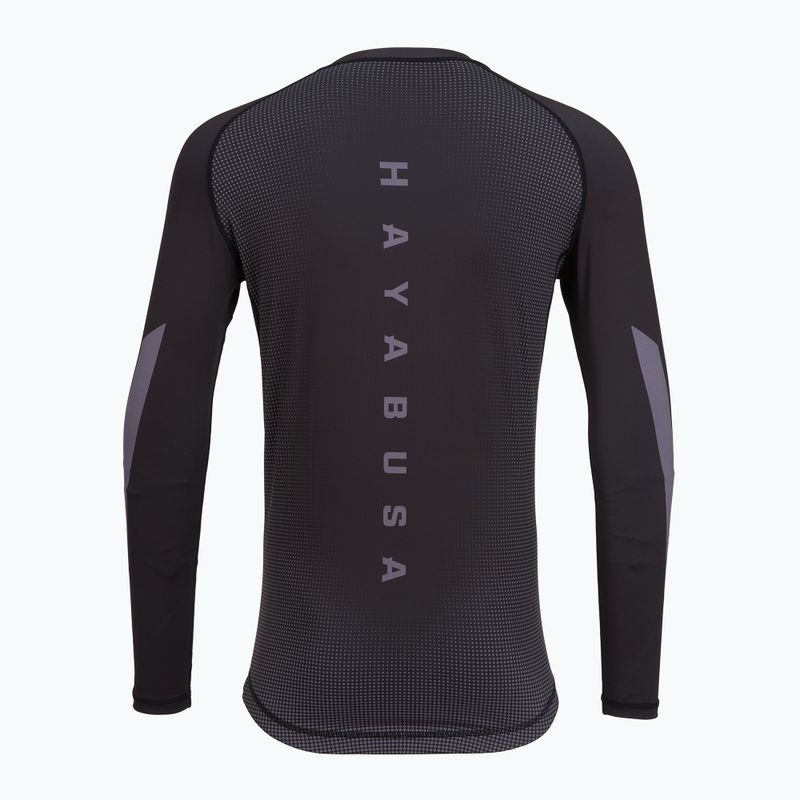 Pánský rashguard s dlouhým rukávem Hayabusa Core Rash Guard black 2