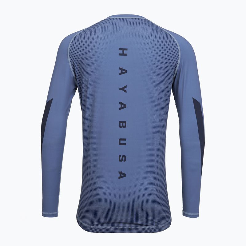 Pánský rashguard s dlouhým rukávem Hayabusa Core Rash Guard blue 2