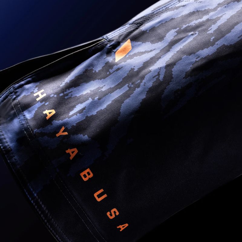 Pánské tréninkové šortky Hayabusa Apex Fight Mid navy/orange 7