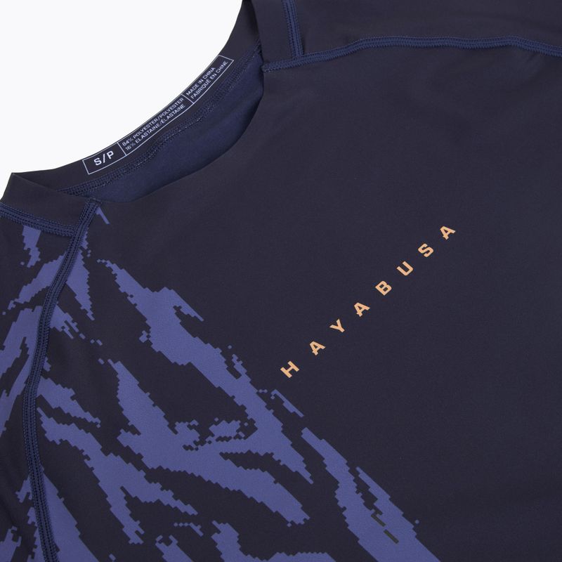 Pánský rashguard s dlouhým rukávem Hayabusa Apex Rash Guard navy/orange 3