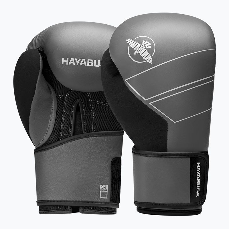 Boxerské rukavice Hayabusa S4 Leather grey