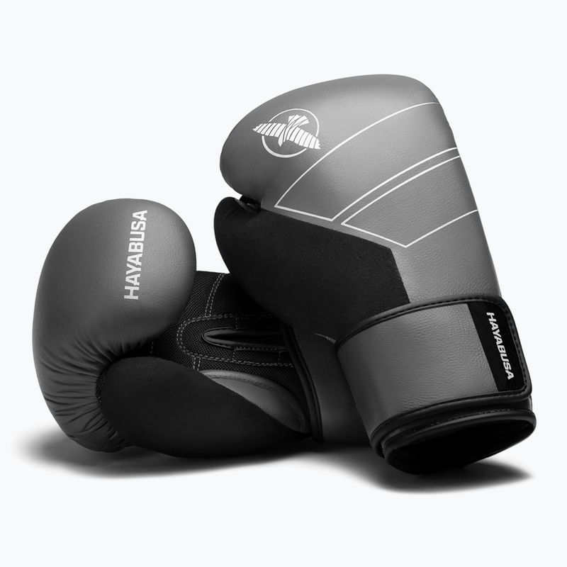 Boxerské rukavice Hayabusa S4 Leather grey 2