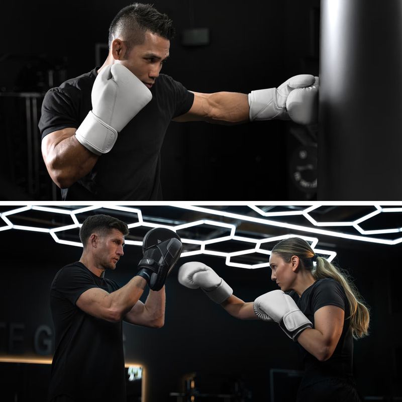 Boxerské rukavice Hayabusa T360 Leather white 6