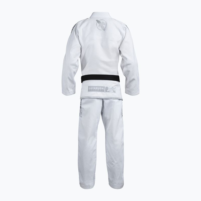 Kimono GI pro brazilské jiu-jitsu Hayabusa Lightweight white 2