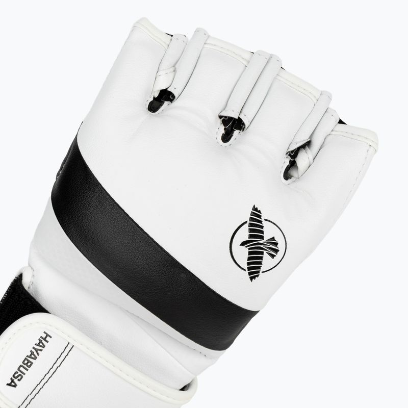 Grapplingové rukavice Hayabusa T3 MMA white/black 5