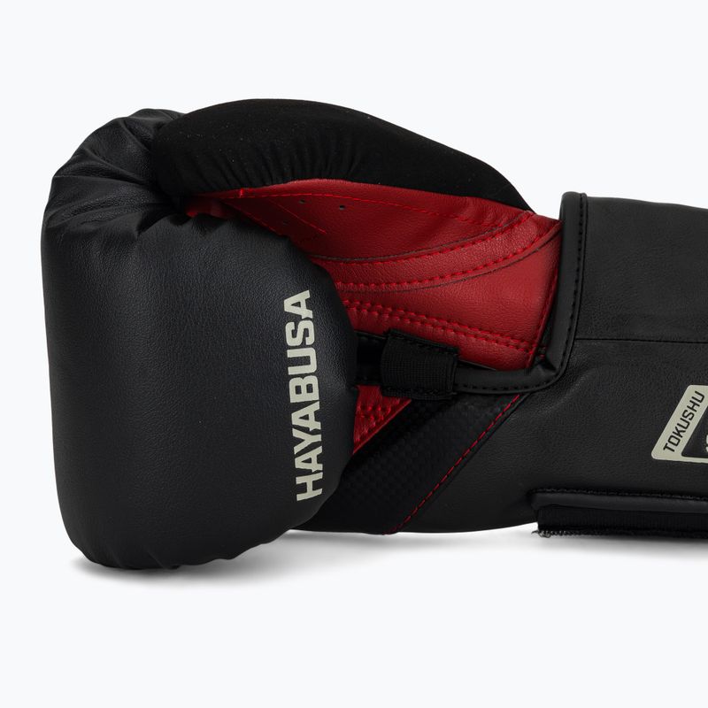 Boxerské rukavice Hayabusa T3 black/red 6