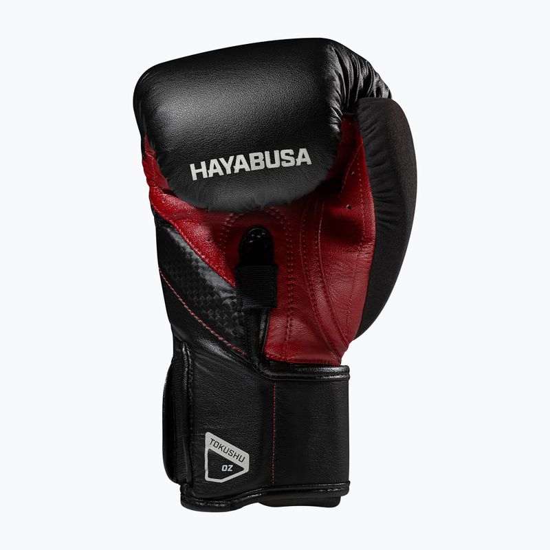 Boxerské rukavice Hayabusa T3 black/red 3