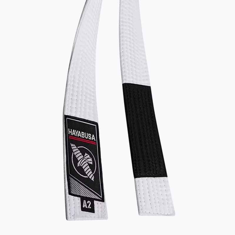 Pásek na  jiu-jitsu Hayabusa Jiu Jitsu white