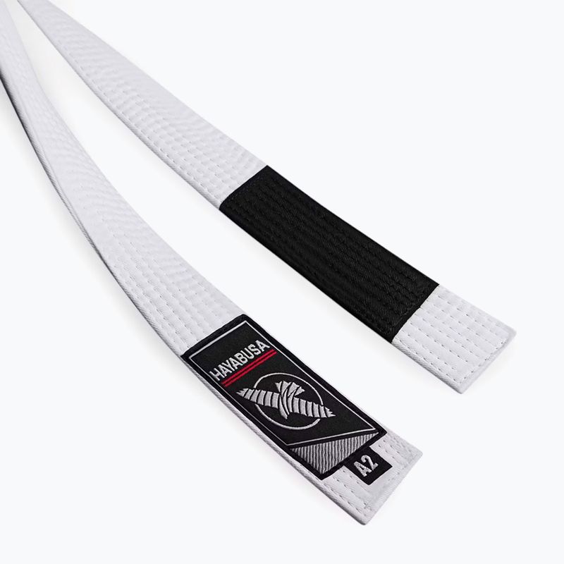 Pásek na  jiu-jitsu Hayabusa Jiu Jitsu white 2