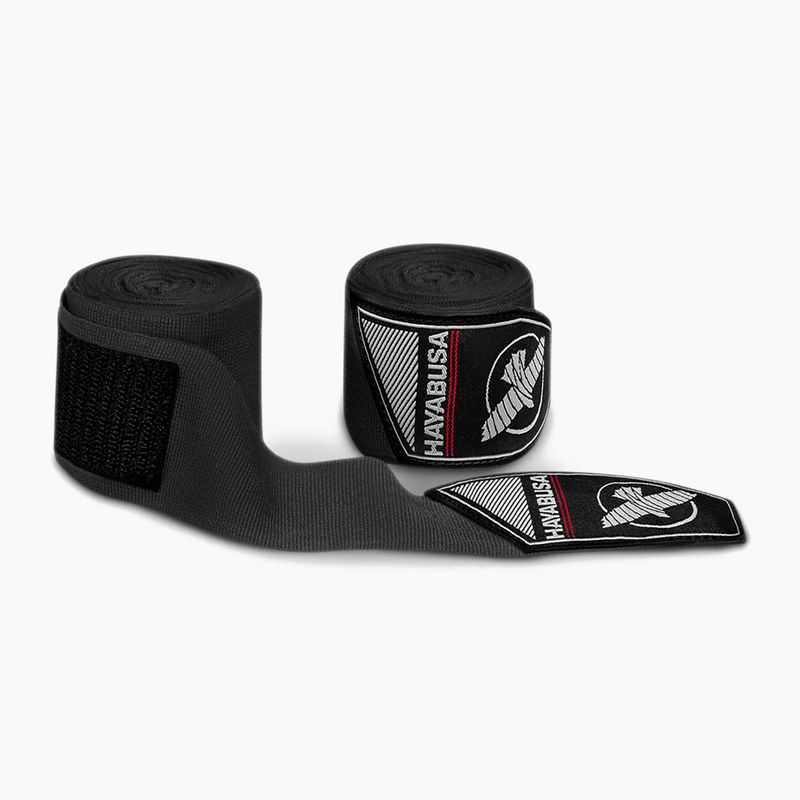 Hayabusa Perfect Stretch boxerské bandáže na ruce 450 cm černá 2