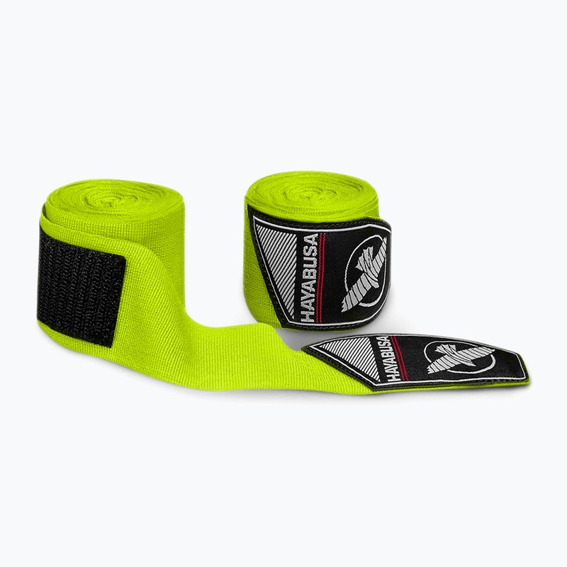 Boxerské bandáže Hayabusa Perfect Stretch Handwraps 450 cm green 2