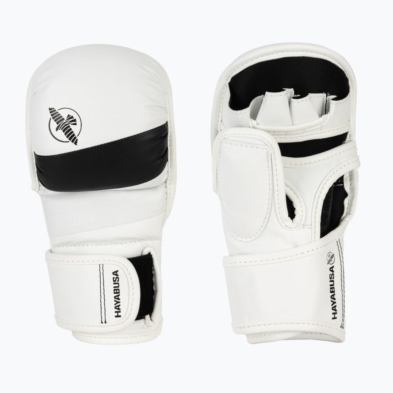 Grapplingové rukavice Hayabusa T3 Hybrid white/black