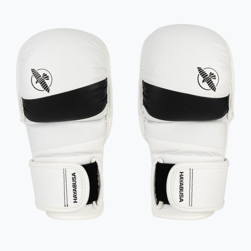 Grapplingové rukavice Hayabusa T3 Hybrid white/black 2