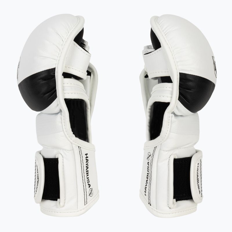 Grapplingové rukavice Hayabusa T3 Hybrid white/black 4