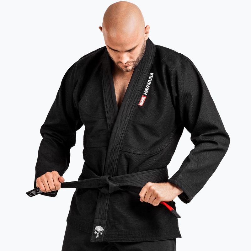 Kimono pro brazilské jiu-jitsu Hayabusa Marvel The Punisher black 5