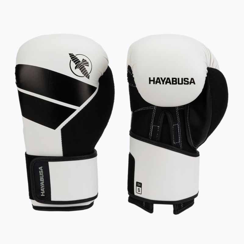 Hayabusa S4 černobílé boxerské rukavice S4BG