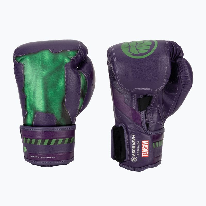 Boxerské rukavice Hayabusa boxerské rukavice Marvel's Hulk purple/green