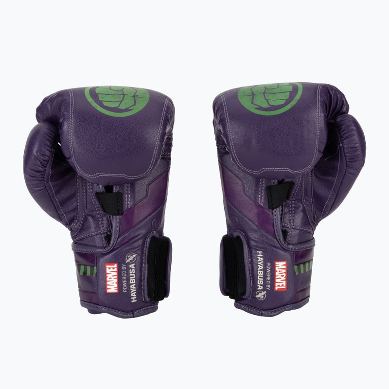 Boxerské rukavice Hayabusa boxerské rukavice Marvel's Hulk purple/green 3