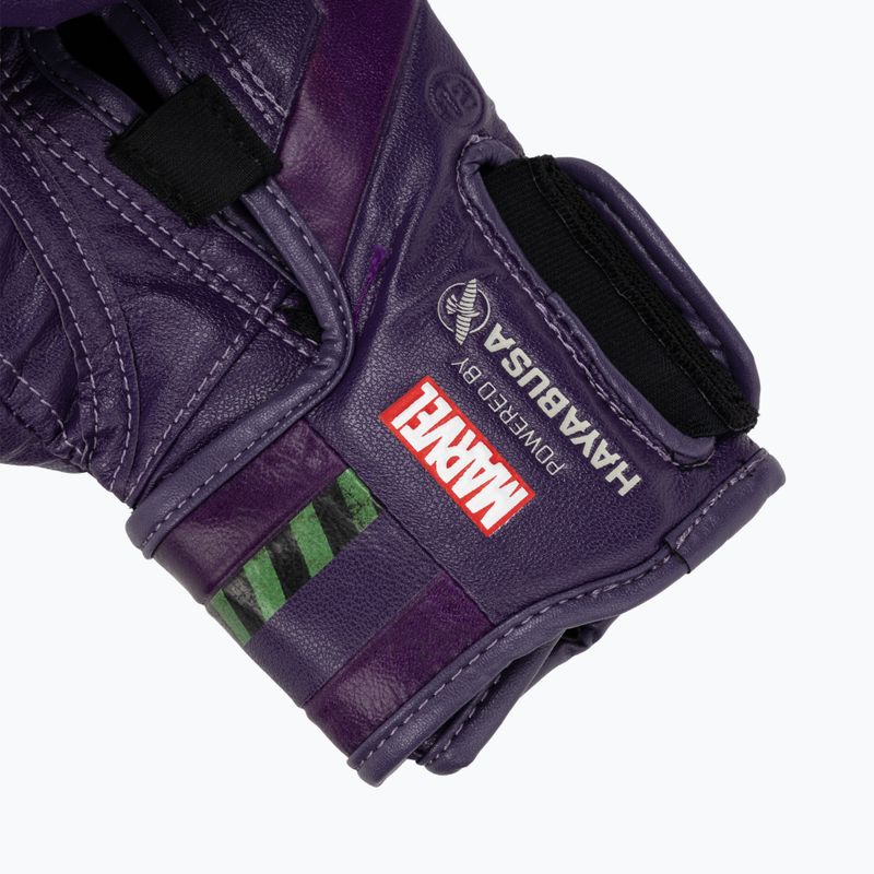 Boxerské rukavice Hayabusa boxerské rukavice Marvel's Hulk purple/green 6