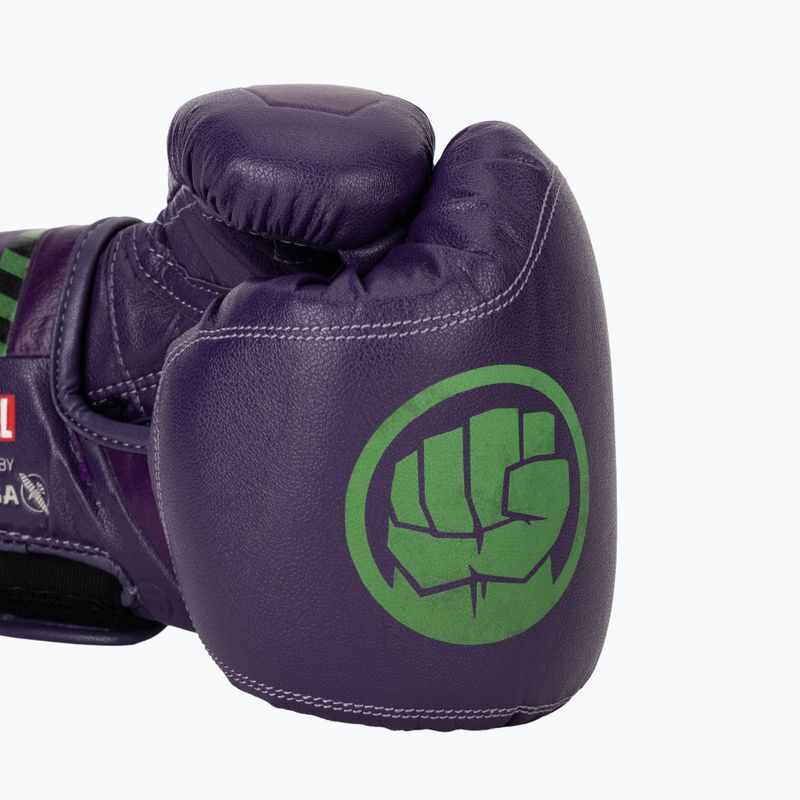 Boxerské rukavice Hayabusa boxerské rukavice Marvel's Hulk purple/green 7