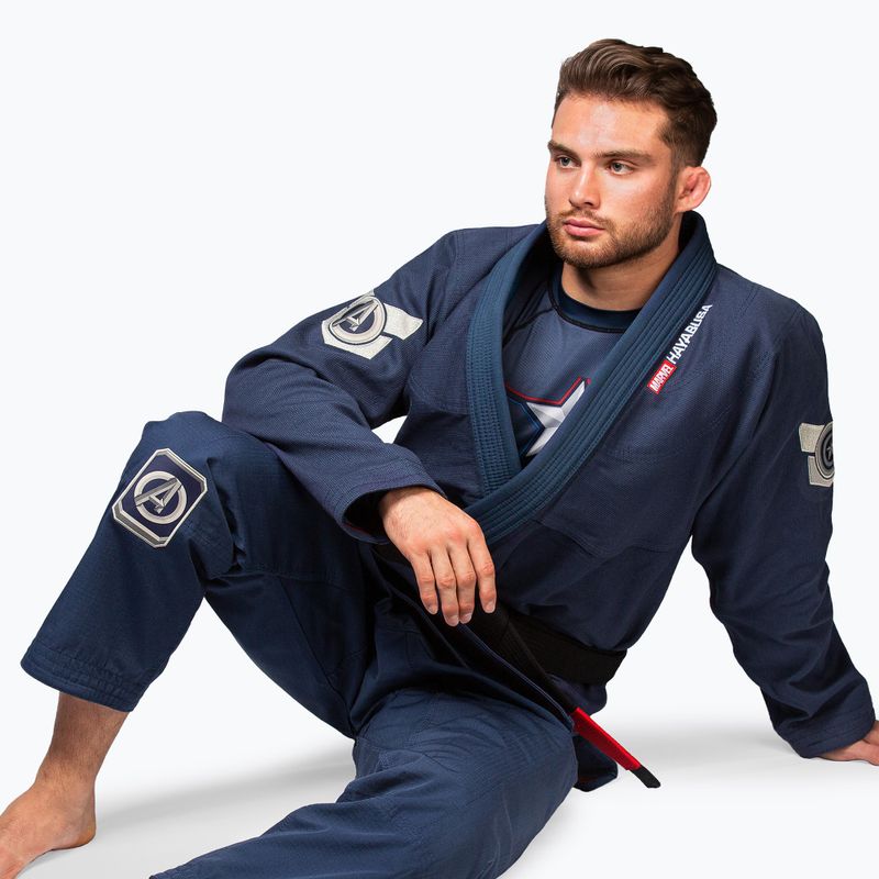 GI pro brazilské jiu-jitsu Hayabusa Marvel's Captain America blue 3