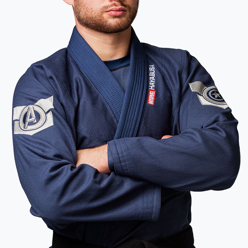 GI pro brazilské jiu-jitsu Hayabusa Marvel's Captain America blue 4