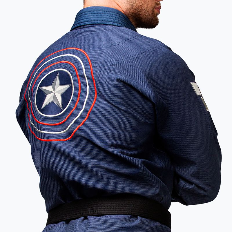 GI pro brazilské jiu-jitsu Hayabusa Marvel's Captain America blue 5