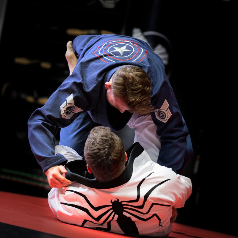 GI pro brazilské jiu-jitsu Hayabusa Marvel's Captain America blue 9