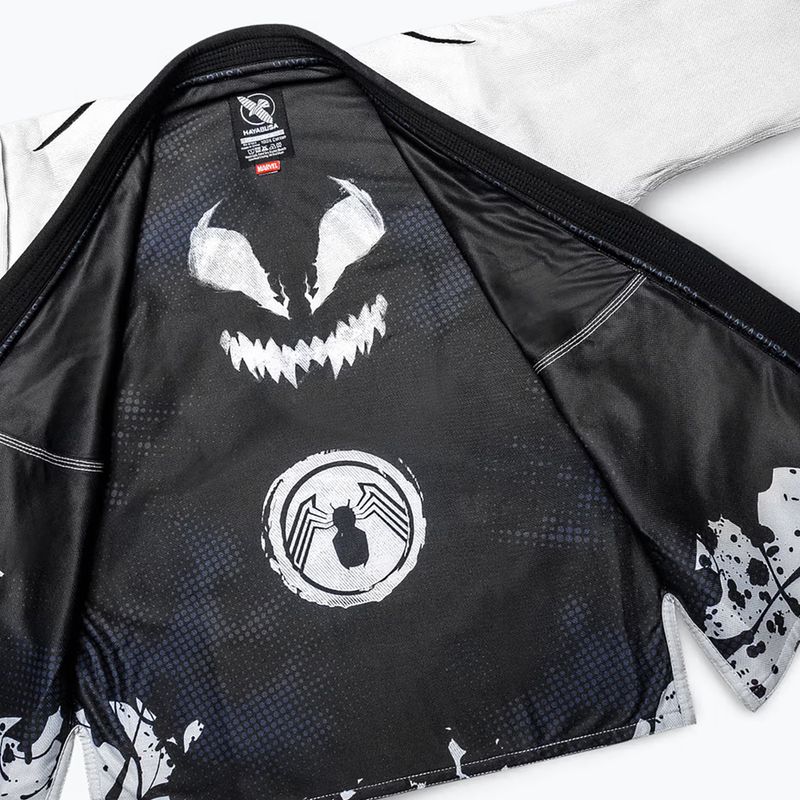GI do brazilského jiu-jitsu Hayabusa Marvel Venom white 5