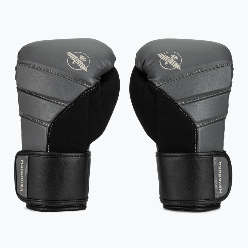 Boxerské rukavice Hayabusa T3 v barvě charcoal/black 2