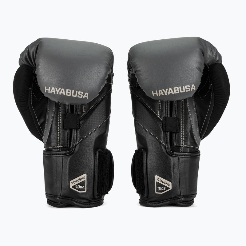 Boxerské rukavice Hayabusa T3 v barvě charcoal/black 3