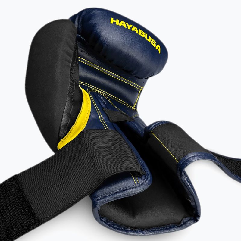 Boxerské rukavice Hayabusa T3 navy/yellow 3