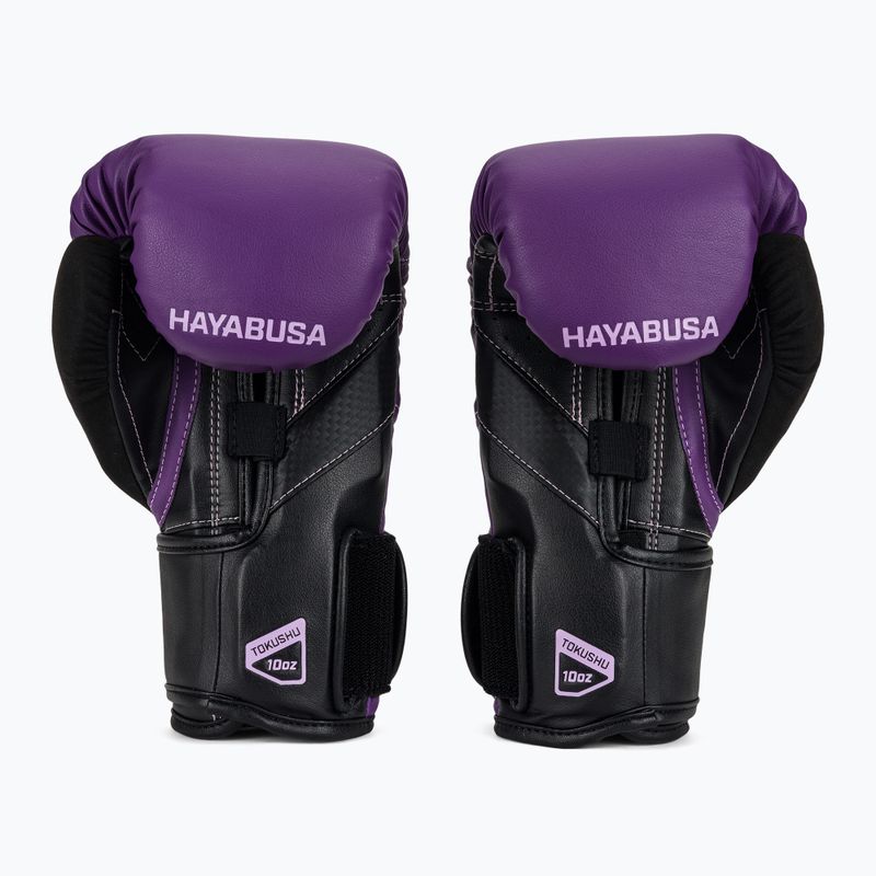 Boxerské rukavice Hayabusa T3 purple/black 3