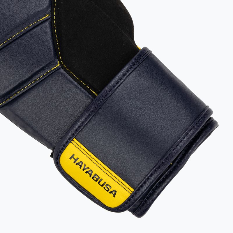 Boxerské rukavice Hayabusa T3 navy/yellow 6