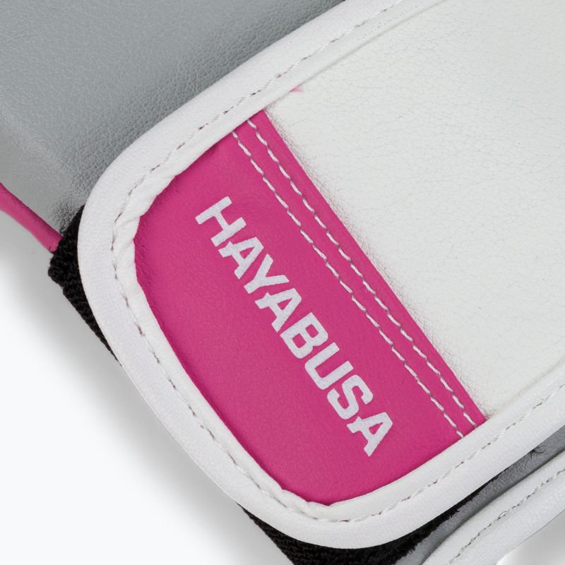Boxerské rukavice Hayabusa T3 bílo-růžové T314G 6