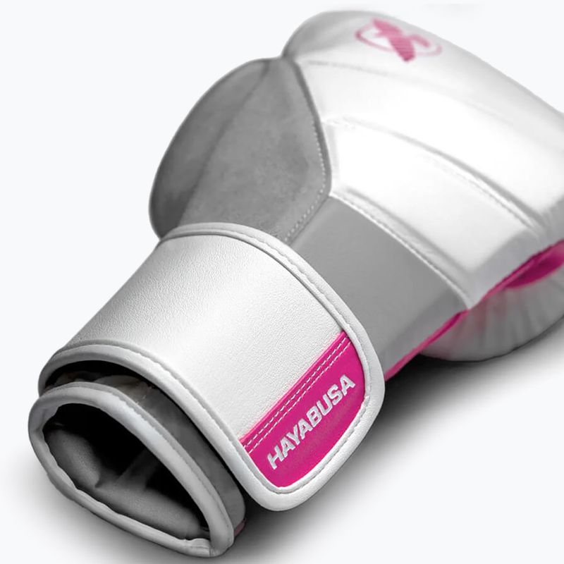 Boxerské rukavice Hayabusa T3 bílo-růžové T314G 12