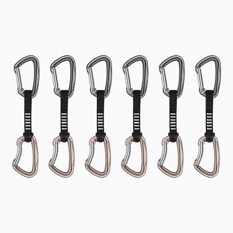 Sada horolezeckých expresů Grivel ALL-Round Alpha 6 pack 11 cm černá/žlutá