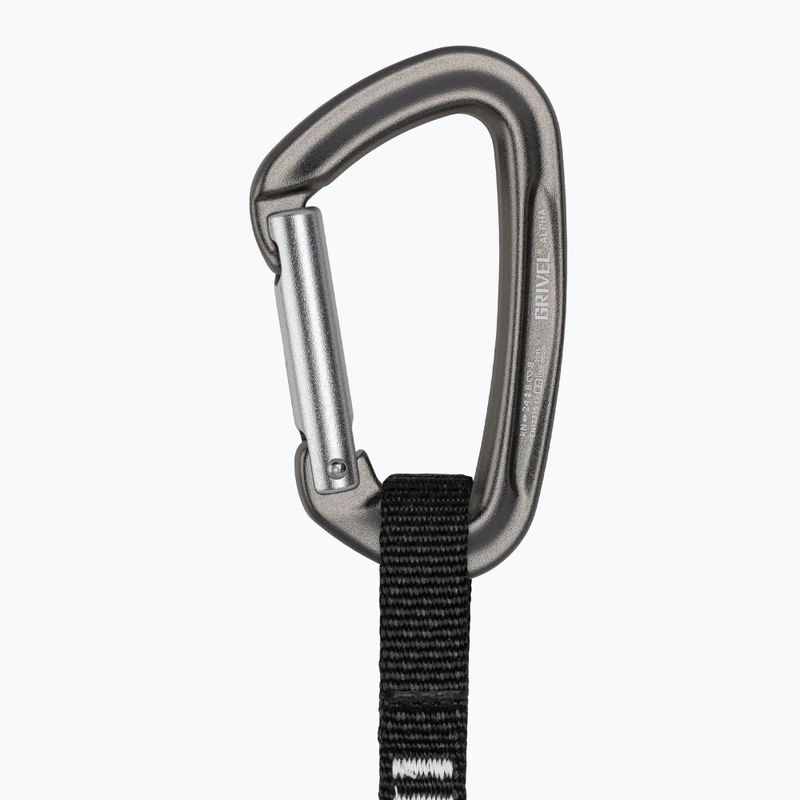 Sada horolezeckých expresů Grivel ALL-Round Alpha 6 pack 11 cm černá/žlutá 3