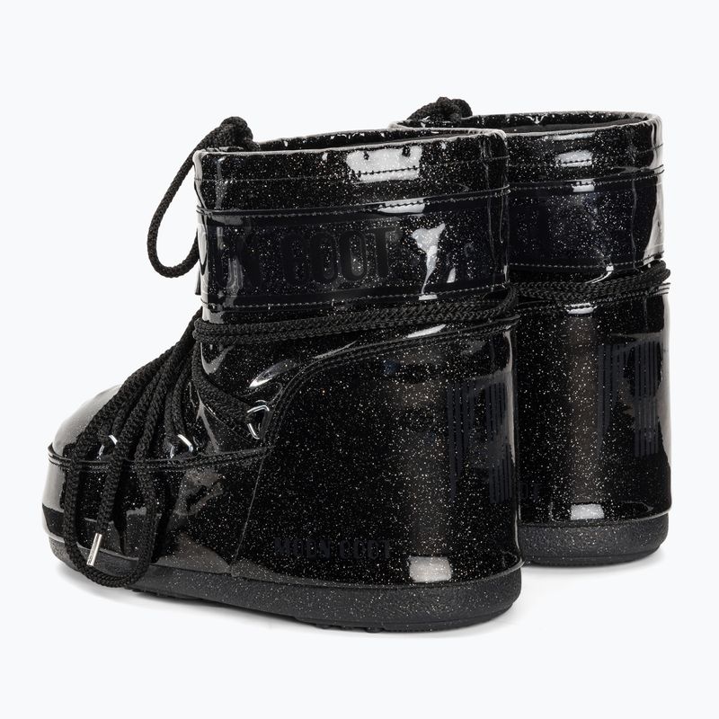 Dámské sněhule Moon Boot Icon Low Glitter black 3