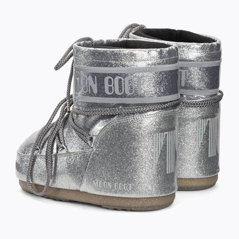 Dámské sněhule Moon Boot Icon Low Glitter silver 3