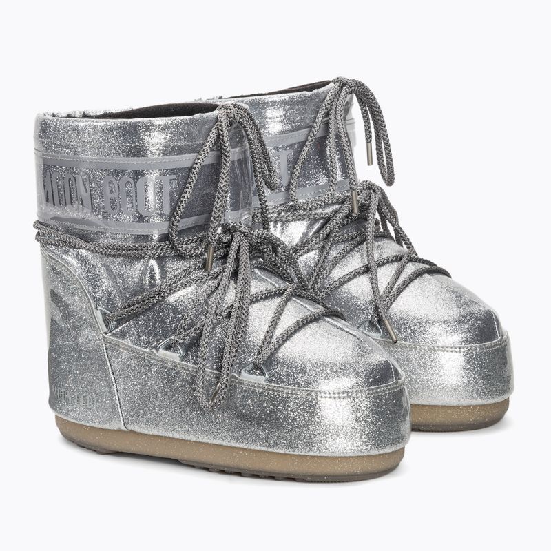 Dámské sněhule Moon Boot Icon Low Glitter silver 4