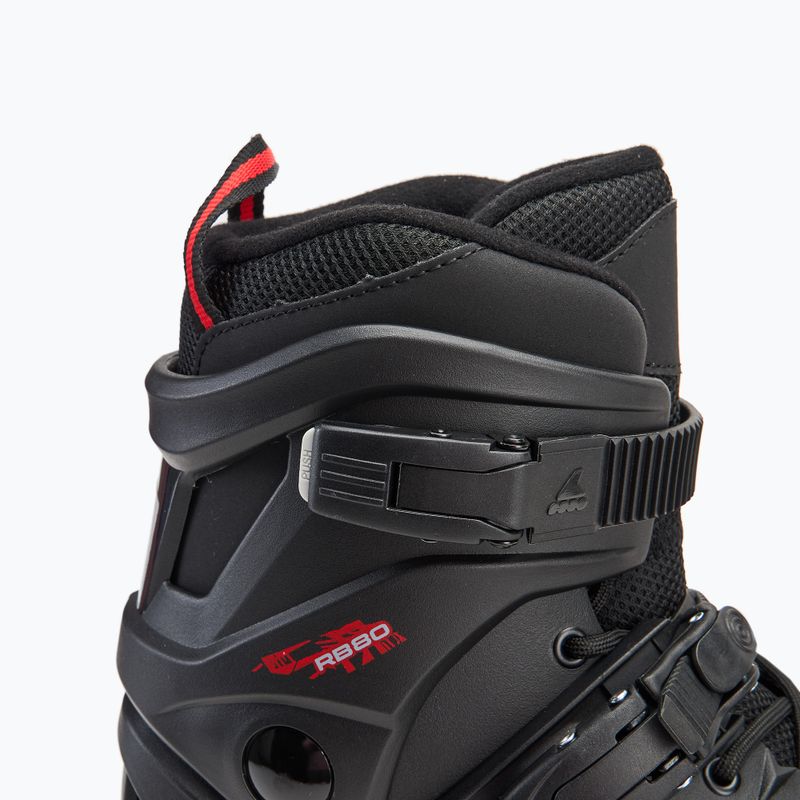 Pánské kolečkové brusle Rollerblade RB 80 black/red 5