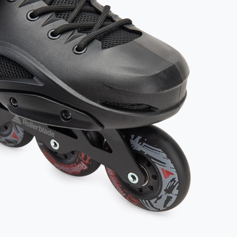 Pánské kolečkové brusle Rollerblade RB 80 black/red 6