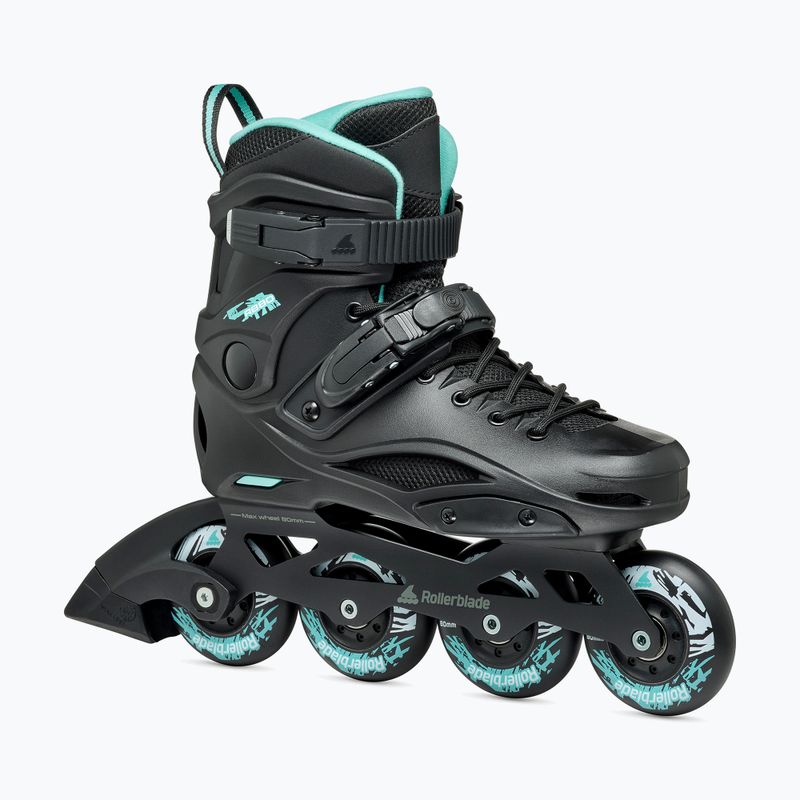 Dámské kolečkové brusle Rollerblade RB 80 W black/light blue