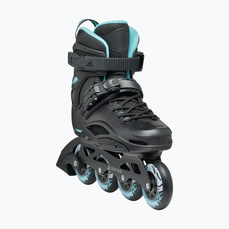 Dámské kolečkové brusle Rollerblade RB 80 W black/light blue 4