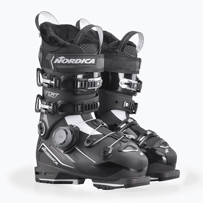 Dámské lyžařské boty Nordica Sportmachine 3 95 W BOA GW black/purple irid./white 7
